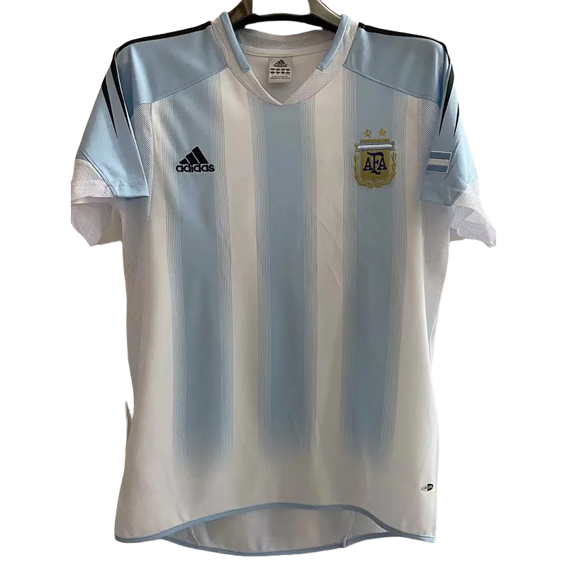 2004-2005 Argentina Home Retro Soccer Jersey