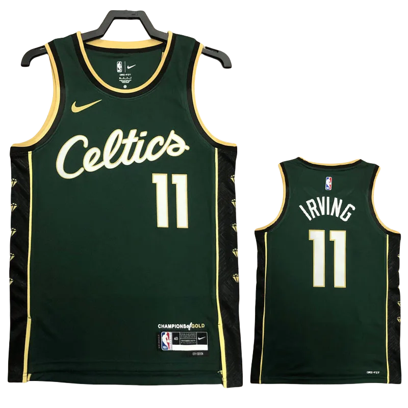 22-23 Celtics IRVING #11 Green City Edition Top Quality Hot Pressing NBA Jersey