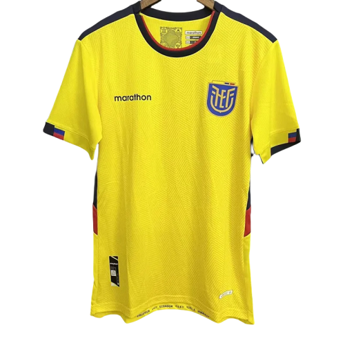 22-23 Ecuador Home World Cup Fans Soccer Jersey