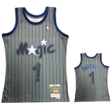 1994-95 Magic HARDAWAY #01 Grey Retro Top Quality Hot Pressing NBA Jersey