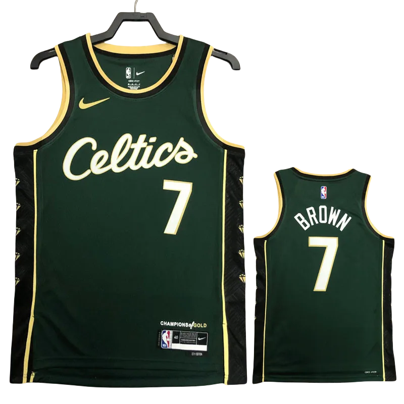 22-23 Celtics BROWN #7 Green City Edition Top Quality Hot Pressing NBA Jersey