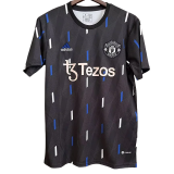 2023 Man Utd Grey Black Fans Training Shirts