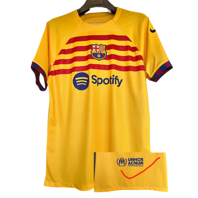 22-23 Mens  Barcelona  Fourth Fans Soccer Jersey