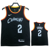 22-23 Cleveland Cavaliers IRVING #2 Black City Edition Top Quality Hot Pressing NBA Jersey