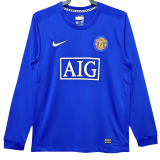 2008 Man Utd Third Long Sleeve Retro Soccer Jersey