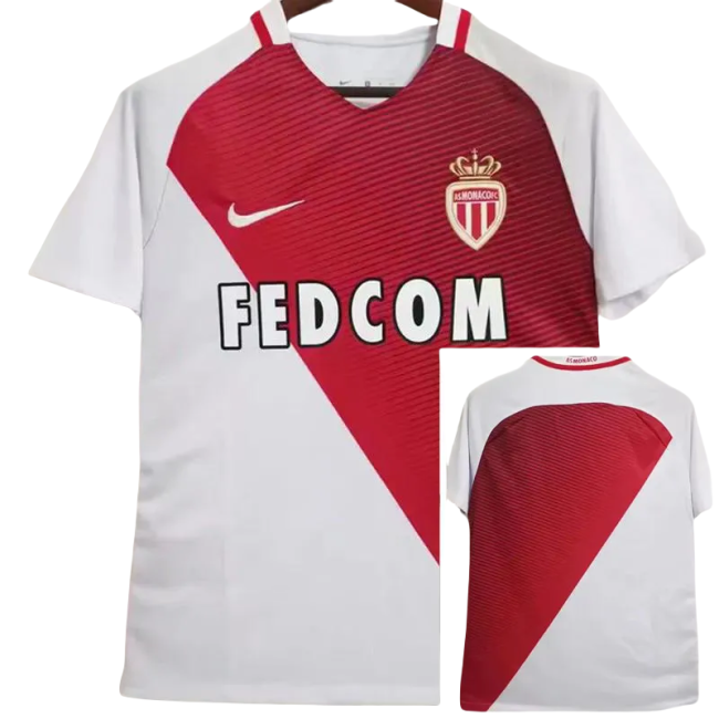 2016-2017 Monaco Home Retro Soccer Jersey