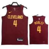 22-23 Cleveland Cavaliers MOBLEY #4 Red Top Quality Hot Pressing NBA Jersey