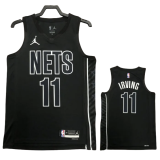 22-23 NETS IRVING #11 Black Top Quality Hot Pressing NBA Jersey (Trapeze Edition)