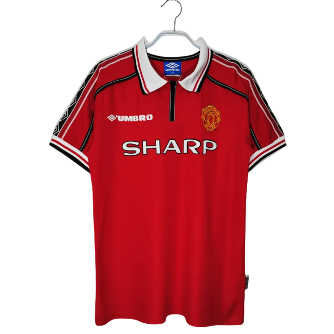 1998-1999 Man Utd Home Retro Soccer Jersey