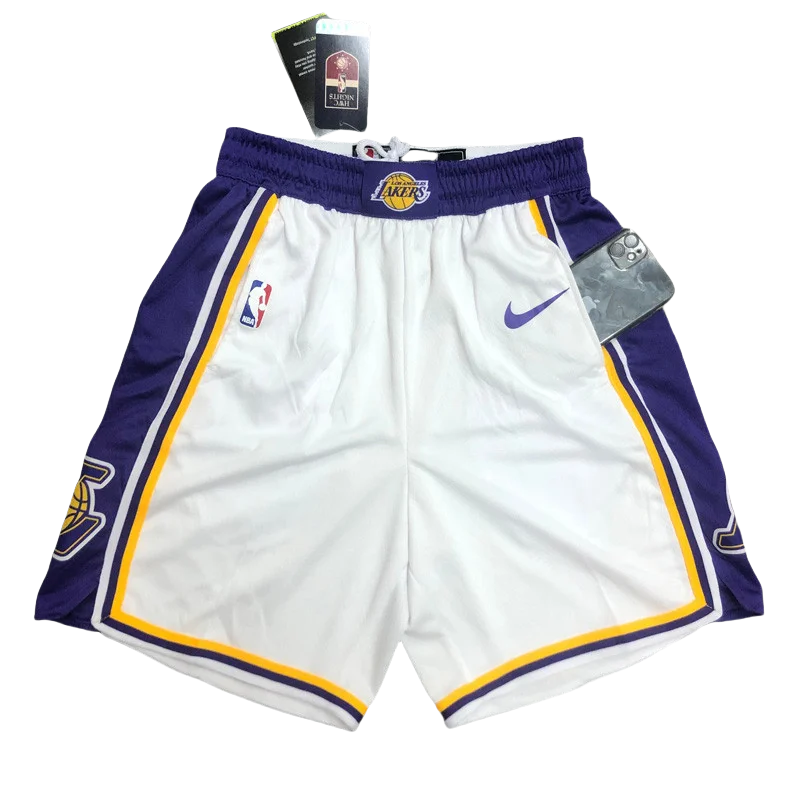 LAKERS White Edition Top Quality NBA Pants