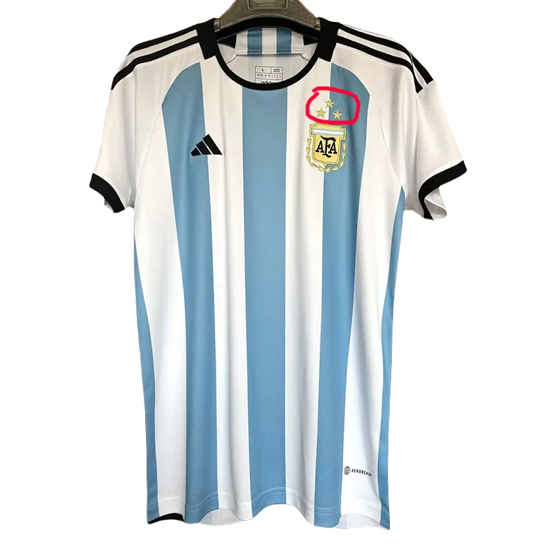 22-23 Argentina Home 3 Stars Fans Soccer Jersey (三星)