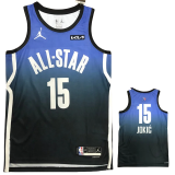 2023 ALL STAR JOKIC #15 Blue Top Quality Hot Pressing NBA Jersey