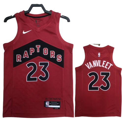 22-23 Raptors VANVLEET #23 Red Top Quality Hot Pressing NBA Jersey
