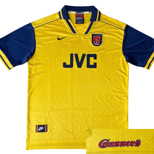1996-1997 ARS Away Yellow Retro Soccer Jersey