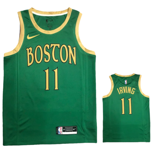 2020 CELTICS IRVING #11 City Edition Green Top Quality Hot Pressing NBA Jersey