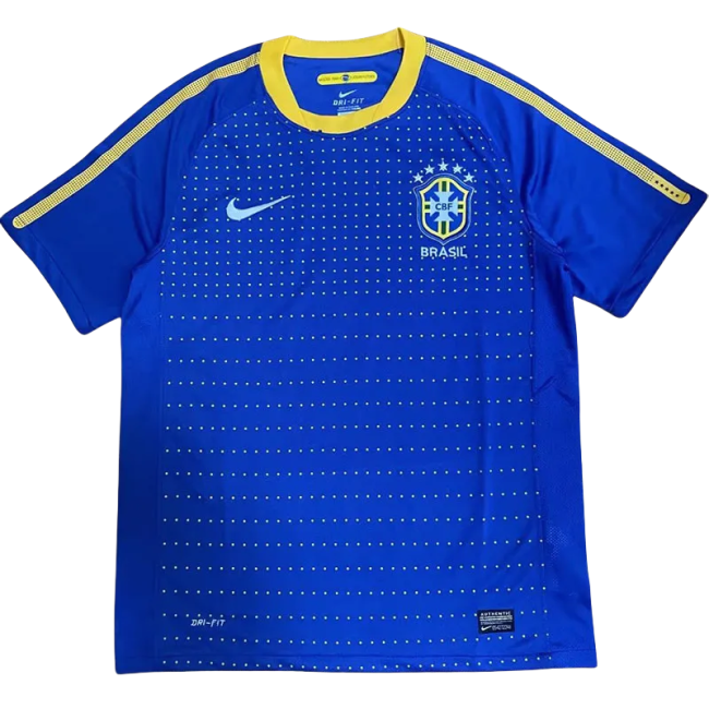 2010 Brazil Away Retro Soccer Jersey