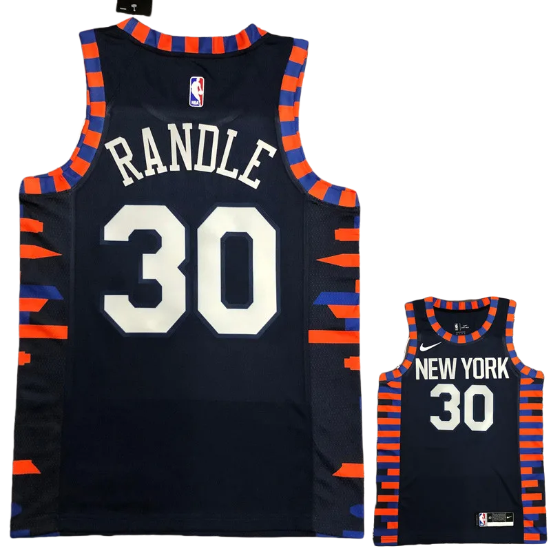 KNICKS RANDLE #30 Black Top Quality Hot Pressing NBA Jersey