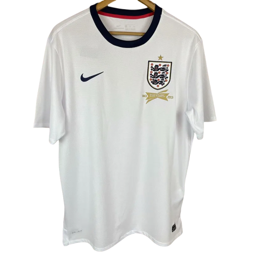 2013 England 150th Home Retro Soccer Jersey
