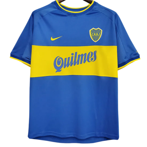 1999-2000 Boca Juniors Home Retro Soccer Jersey