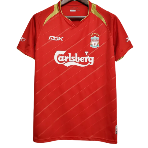 2005-2006 LIV Home Retro Soccer Jersey