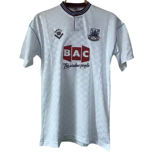 1989-1990 West Ham Away Retro Soccer Jersey