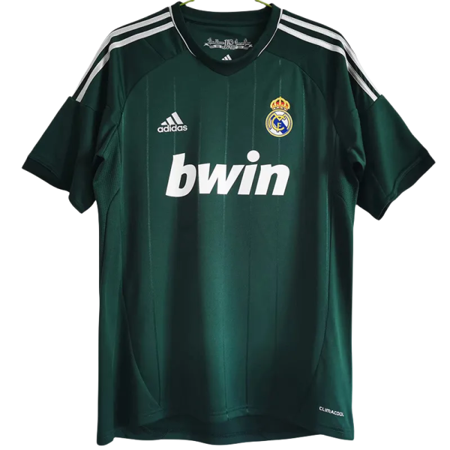 2012-2013  Real Madrid Third Green Retro Soccer Jersey