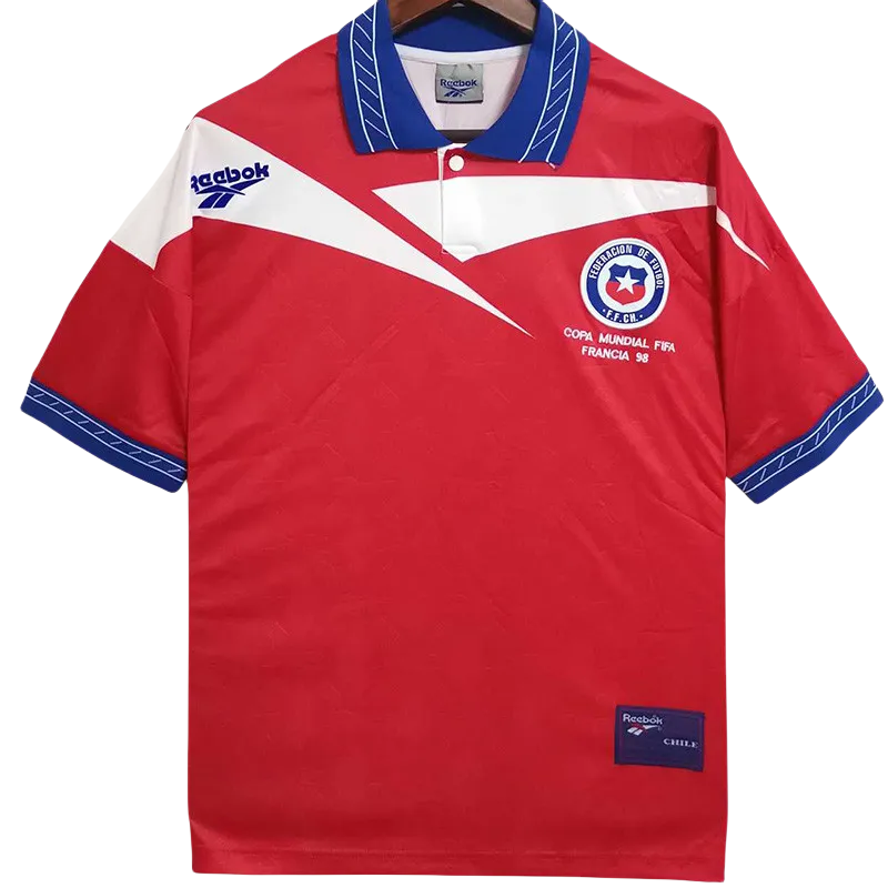 1998 Chile Home Retro Soccer Jersey