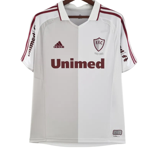 2011-2012 Fluminense 100th Anniversary White Retro Soccer Jersey