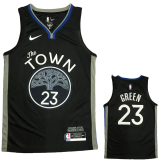 2020 Warriors GREEN #23 Black Grey Top Quality Hot Pressing NBA Jersey