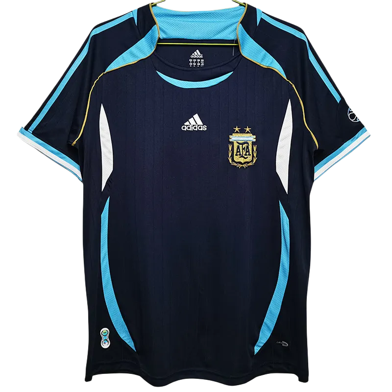 2006 Argentina Away Retro Soccer Jersey