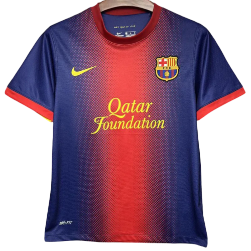 2012-2013 Mens Barcelona  Home Retro Soccer Jersey
