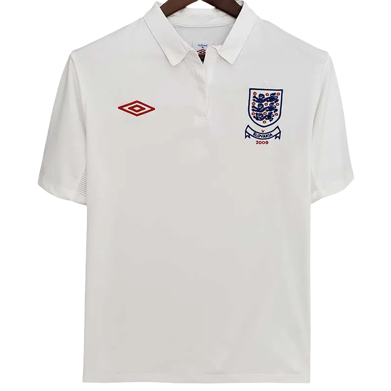 2010 England Home Retro Soccer Jersey