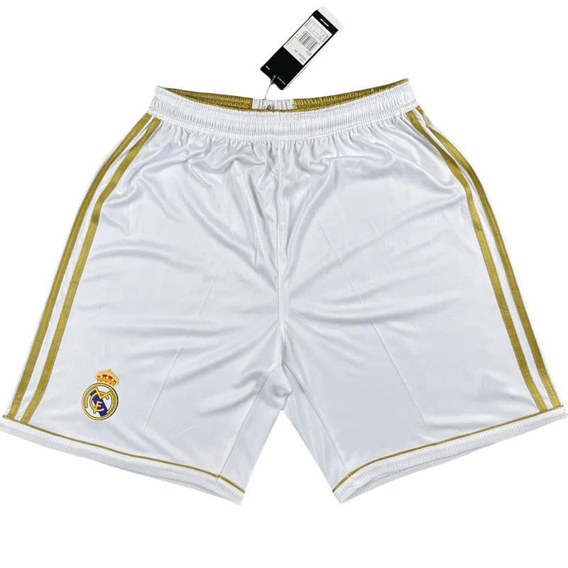 2011-2012  Real Madrid White Retro Shorts Pants