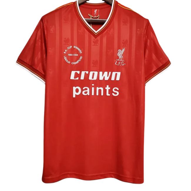 1985-1986 LIV Home Retro Soccer Jersey