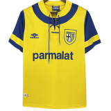 1993-1995 Parma Yellow Retro Soccer Jersey