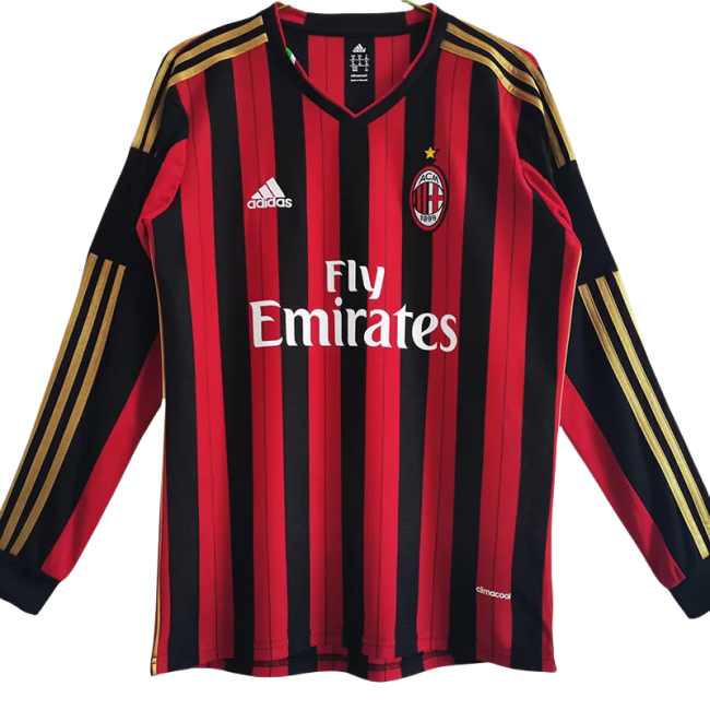 2013-2014 ACM Home Long Sleeve Retro Soccer Jersey