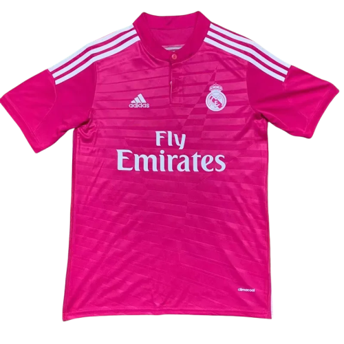 2014-2015  Real Madrid  Away Pink Retro Soccer Jersey