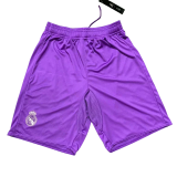 2016-2017  Real Madrid Purple Retro Shorts Pants