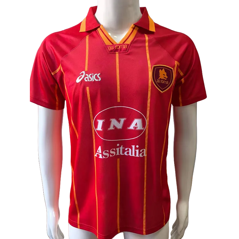 1996-1997 Roma Home Retro Soccer Jersey