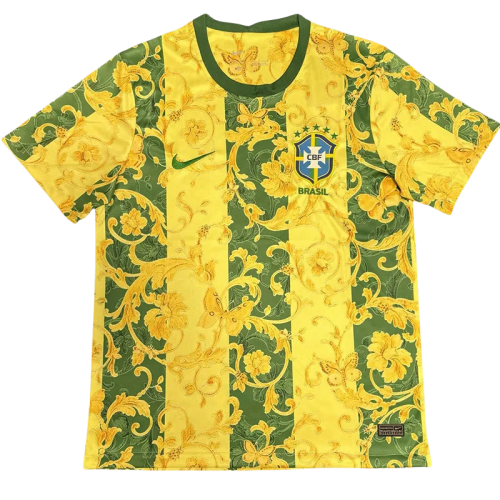 22-23 Brazil Yellow Green Special Edition Training Shirts