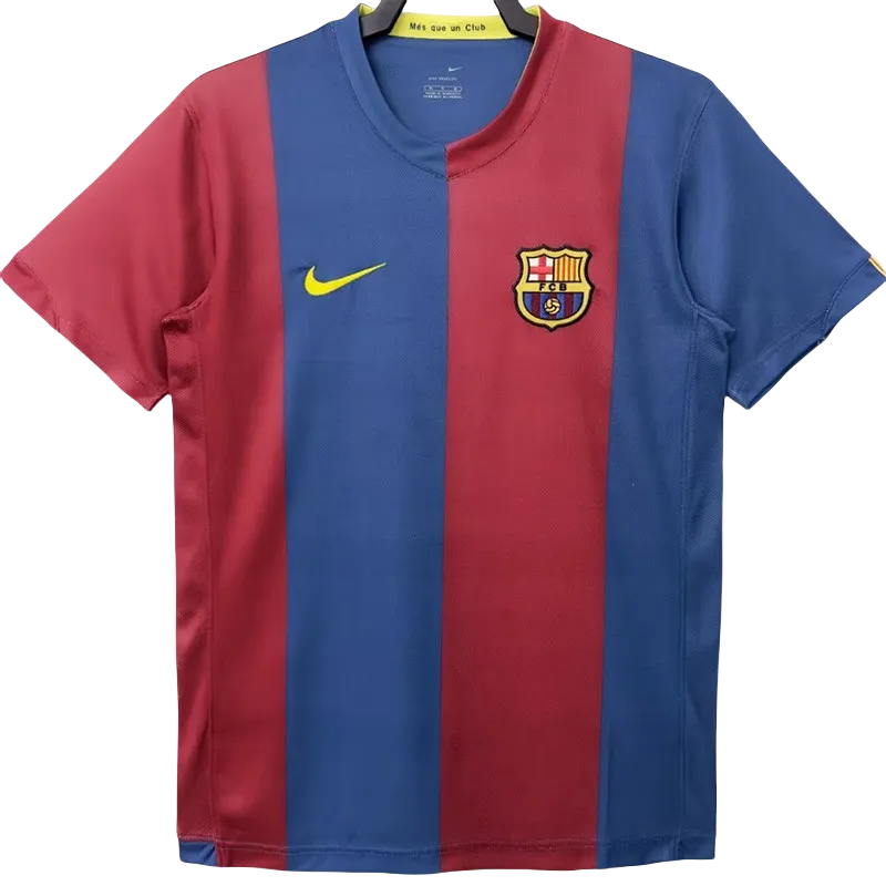 2006-2007  Mens Barcelona  Home Retro Soccer Jersey