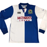 1994-1995 Blackburn Home Long Sleeve Retro Soccer Jersey