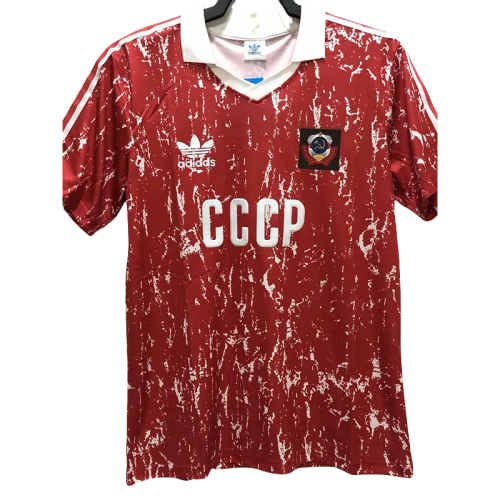 1990 Soviet Union Home Retro Soccer Jersey