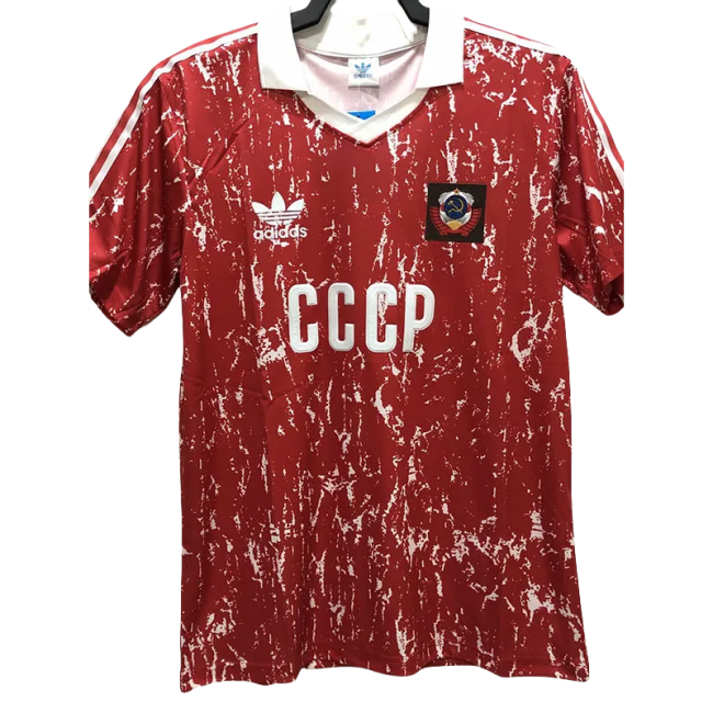 1990 Soviet Union Home Retro Soccer Jersey