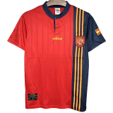 1996 Spain Home Retro Soccer Jersey