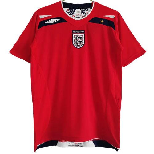 2008 England Away Retro Soccer Jersey