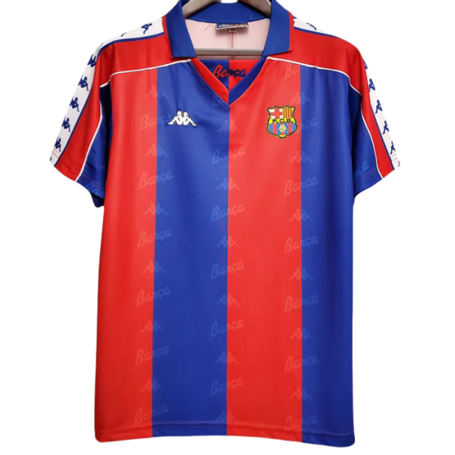 1992-1995 Mens Barcelona  Home Retro Soccer Jersey