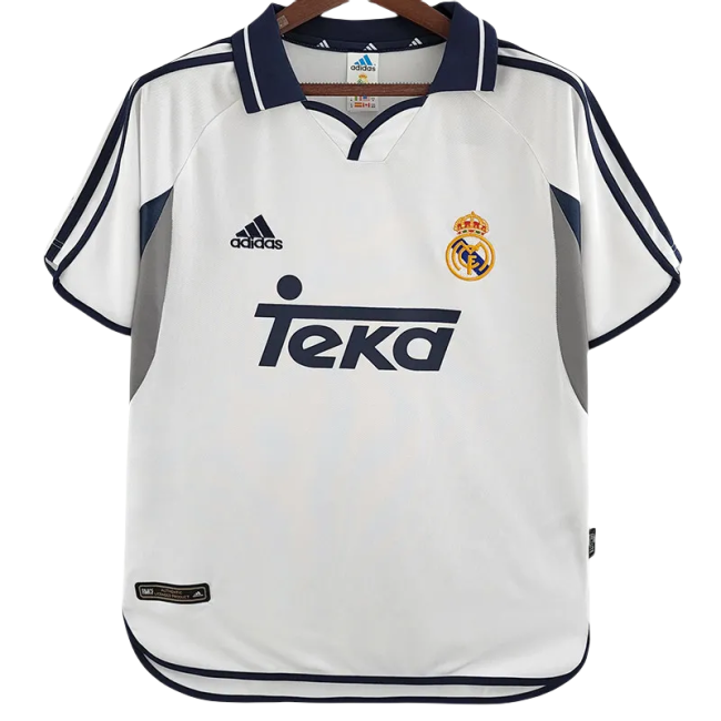2000-2001  Real Madrid  Home Retro Soccer Jersey