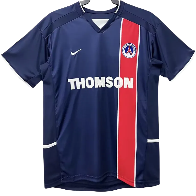 2002-2003 PSG Paris Home Retro Soccer Jersey