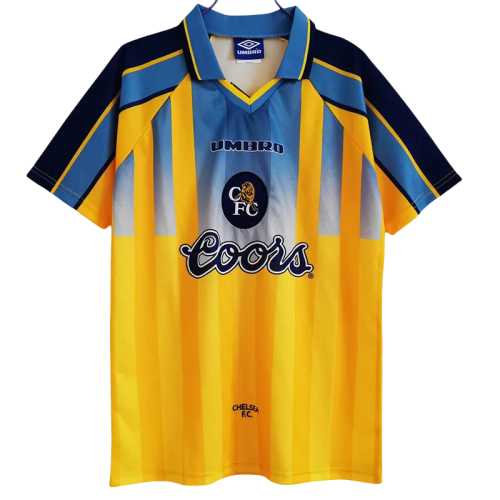 1995-1997 CHE Away Yellow Retro Soccer Jersey